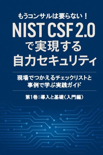 『NIST CSF 2.0 で実現する自力セキュリティ』第1巻の表紙